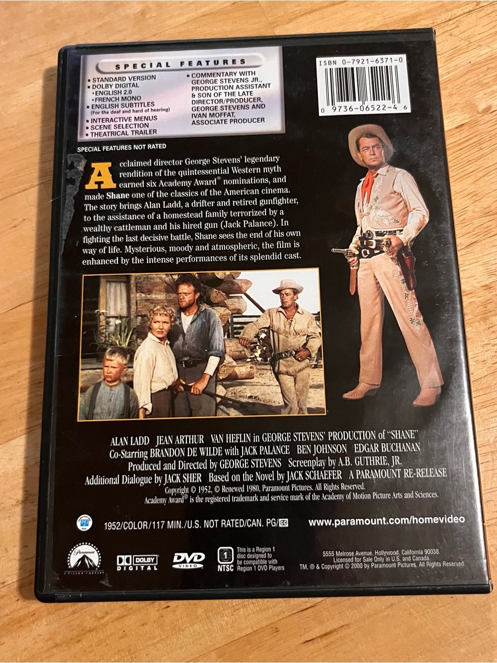 Shane DVD - Picture 2 of 2